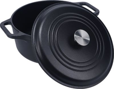 Cocotte VICTORIA COOKWARE 27 cm, Dutch Oven 5,7L,Sans PTFE et PFOA