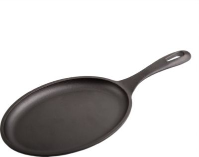 Poêle VICTORIA COOKWARE Pour Fajitas en Fonte Naturelle 25cm