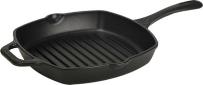 Poêle grill VICTORIA COOKWARE Griller Fonte Émaillée Induction 25x25cm