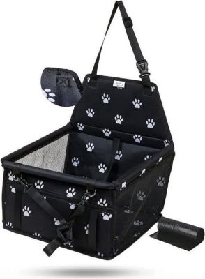 Housse de transport HOBBYTECH Siège auto pour chien anti-dérapant Noir