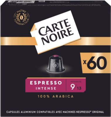 Capsules CARTE NOIRE Espresso N9 Intense Mega format x60