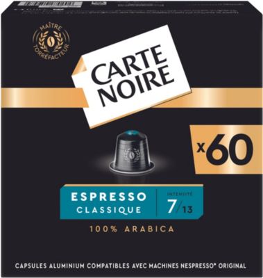 Capsules CARTE NOIRE Espresso N7 Classique Mega format x60