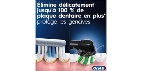 Brosse à dents électrique ORAL-B Pro 1 Rose Cross Action