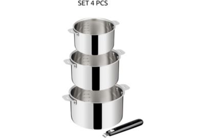 Casserole LAGOSTINA Esperta triply 3pcs + poignée