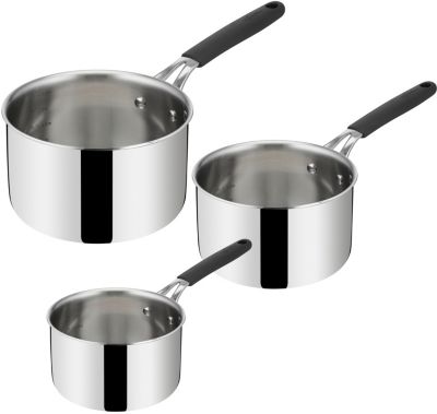 Batterie de cuisine LAGOSTINA 3 casseroles Esperta triply 16/18/20cm