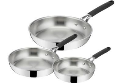 Batterie de cuisine LAGOSTINA 3 poeles Esperta Triply 20/24/28cm