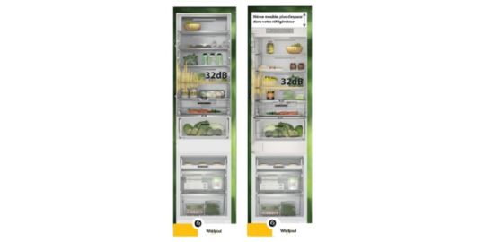 Réfrigérateur combiné encastrable Whirlpool WHC20T573 SupremeSilence