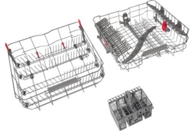 Panier à vaisselle d'origine pour Lave-vaisselle WHIRLPOOL WFC 3C26P ou  WFC3C26 ou WFC 3C26PX ou WFC 3C26 P