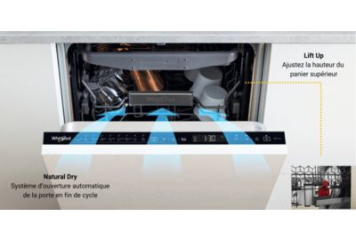 Lave vaisselle encastrable Whirlpool WSIO3O34PFEX 6ème sens