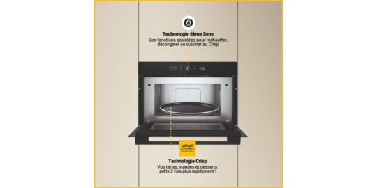 Micro ondes grill encastrable WHIRLPOOL WMD54MBF