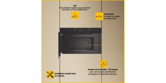 Micro ondes encastrable WHIRLPOOL WM22574BXF