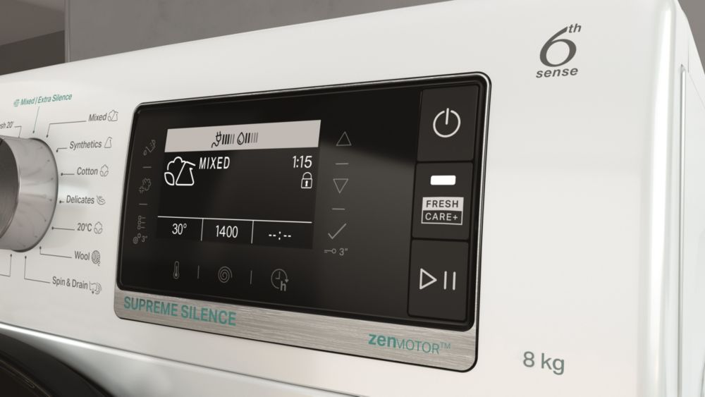 Lave Linge Hublot Whirlpool W6xw845wbfr Supreme Silence
