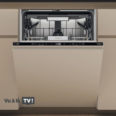 Lave-vaisselle semi-encastrable inox - WBO3T341PX - Whirlpool