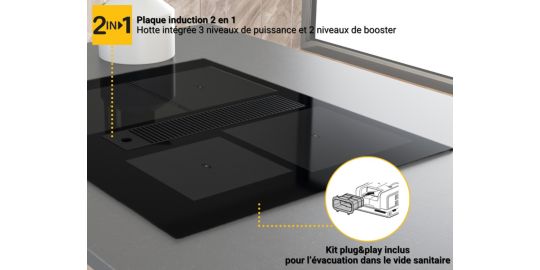 Table aspirante WHIRLPOOL WVH1065UKIT