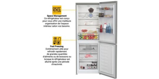 Réfrigérateur combiné WHIRLPOOL WHKS1341G4E