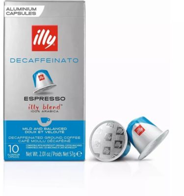 Capsules ILLY 10 Capsules compatibles Décaféiné 57g