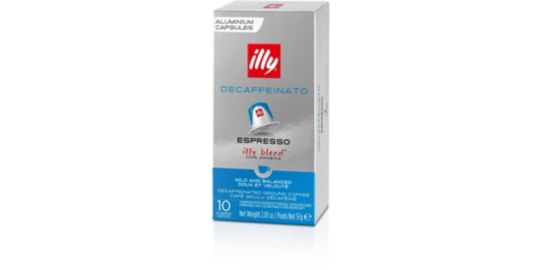 Capsules ILLY 10 Capsules compatibles Décaféiné 57g