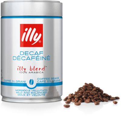 Café en grain ILLY en grains décaféiné boite de 250g