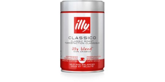 Café moulu ILLY filtre Classico 250g
