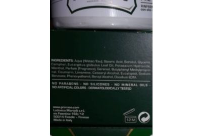 Crème de rasage PRORASO Crème avant rasage 300ml