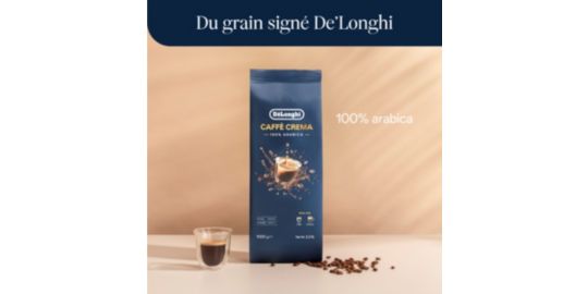Café en grain DELONGHI 1KG Caffe Crema DLSC618