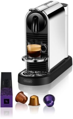 Nespresso DELONGHI Citiz platinium chrome