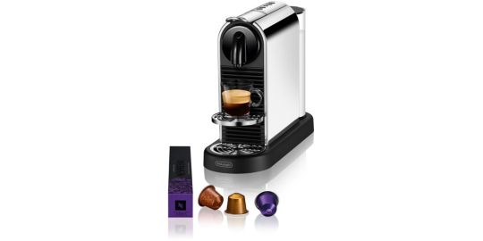 Nespresso DELONGHI Citiz platinium chrome