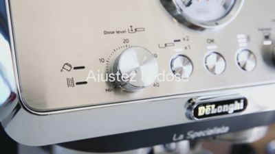 Voir la vidéo pour DELONGHI Specialista Arte EC9155.MB Inox