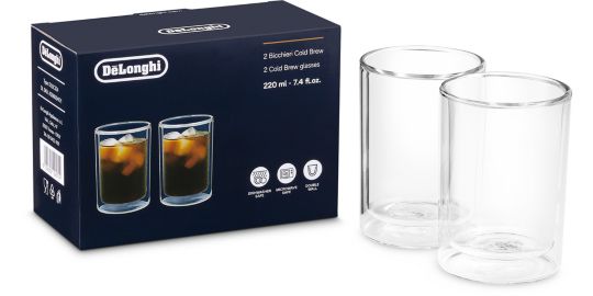 Verre DELONGHI lot de 2 verres Cold Brew Small 2x220ml DLSC324