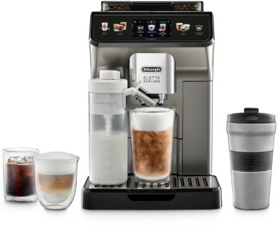 Expresso Broyeur DELONGHI Eletta Explore ECAM450.86.T Titanium