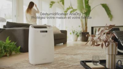 Voir la vidéo pour Deshumidificateur DELONGHI DEXD214RF Blanc