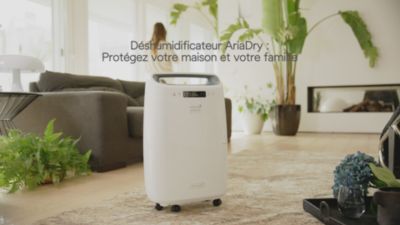 Voir la vidéo pour Deshumidificateur DELONGHI DEXD216RF Blanc