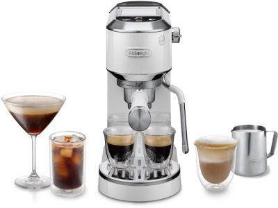 Machine à expresso DELONGHI Dedica Duo EC890.WI - Blanc