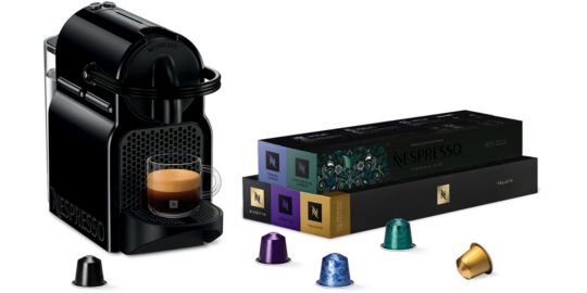 Nespresso DELONGHI Inissia EN80.B + 50 capsules