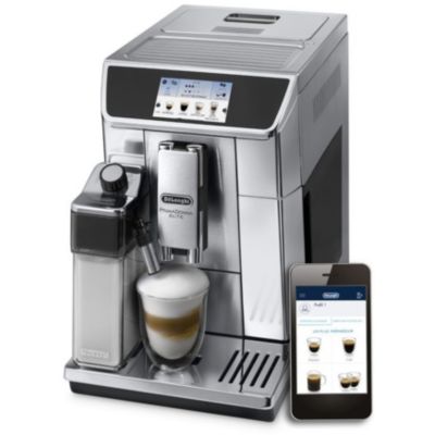 Delonghi - Machine à café Expresso broyeur connectée ECAM650.75.MS - Nnoir  - Expresso - Cafetière - Rue du Commerce