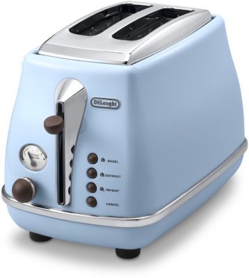 Grille-pain DELONGHI CTOV2103AZ ICONA VINTAGE bleu azur