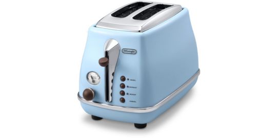 Grille-pain DELONGHI CTOV2103AZ ICONA VINTAGE bleu azur