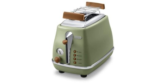 Grille-pain DELONGHI CTOV2103.GR ICONA VINTAGE vert olive