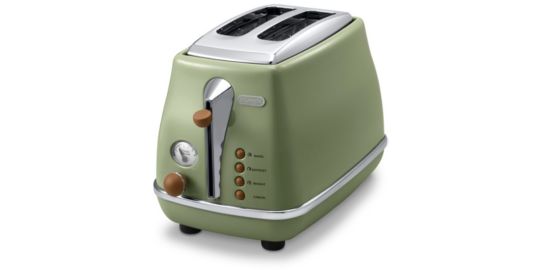 Grille-pain DELONGHI CTOV2103.GR ICONA VINTAGE vert olive