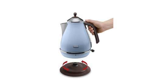 Bouilloire DELONGHI KBOV2001.AZ ICONA VINTAGE BLEU