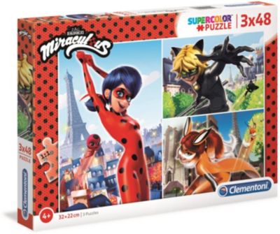 Puzzle CLEMENTONI Miraculous - 3x48 pièces