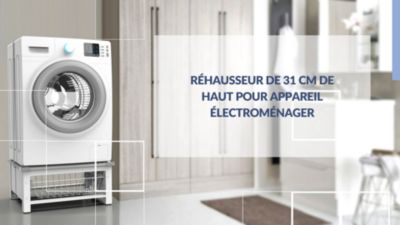 Voir la vidéo pour Kit de réhausse MELICONI pour lave-linge