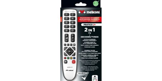Télécommande universelle MELICONI Universelle 2 en 1 PRATICO 2+