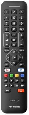 Télécommande MELICONI Telecommande universelle EASY TV+