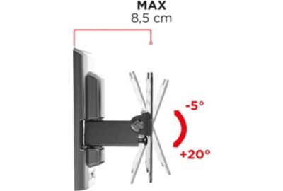 Support mural TV MELICONI FTR 100 FLAT