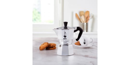Cafetière italienne BIALETTI Moka express Silver 6 tasses expresso