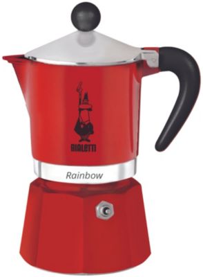 Cafetière italienne BIALETTI Rainbow 6 tasses red