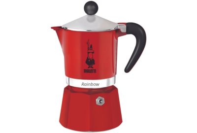 Cafetière italienne BIALETTI Rainbow 6 tasses red