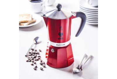 Cafetière italienne BIALETTI Rainbow 6 tasses red