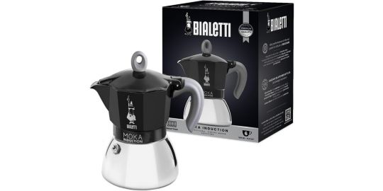 Cafetière italienne BIALETTI Moka induction 6 tasses black